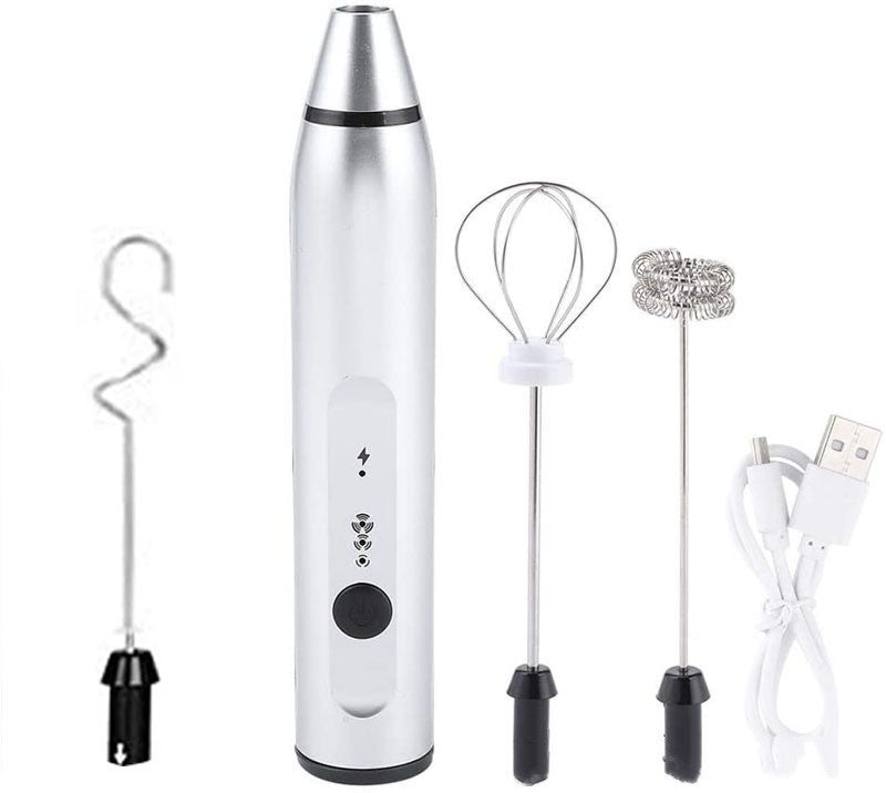 Rechargeable Electric Milk Frother & Food Mixer