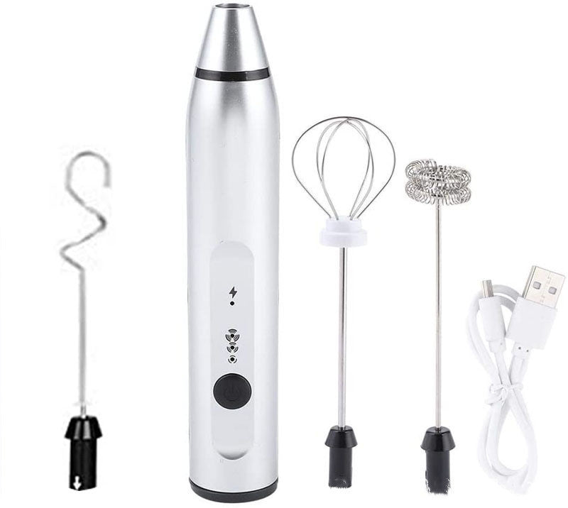 Rechargeable Electric Milk Frother & Food Mixer