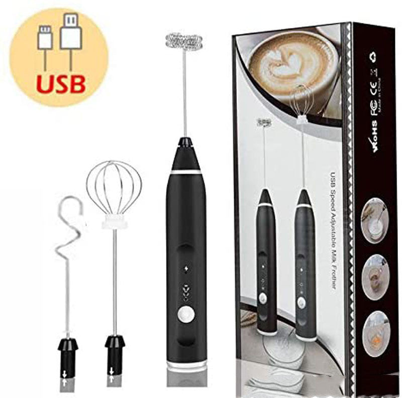 Rechargeable Electric Milk Frother & Food Mixer