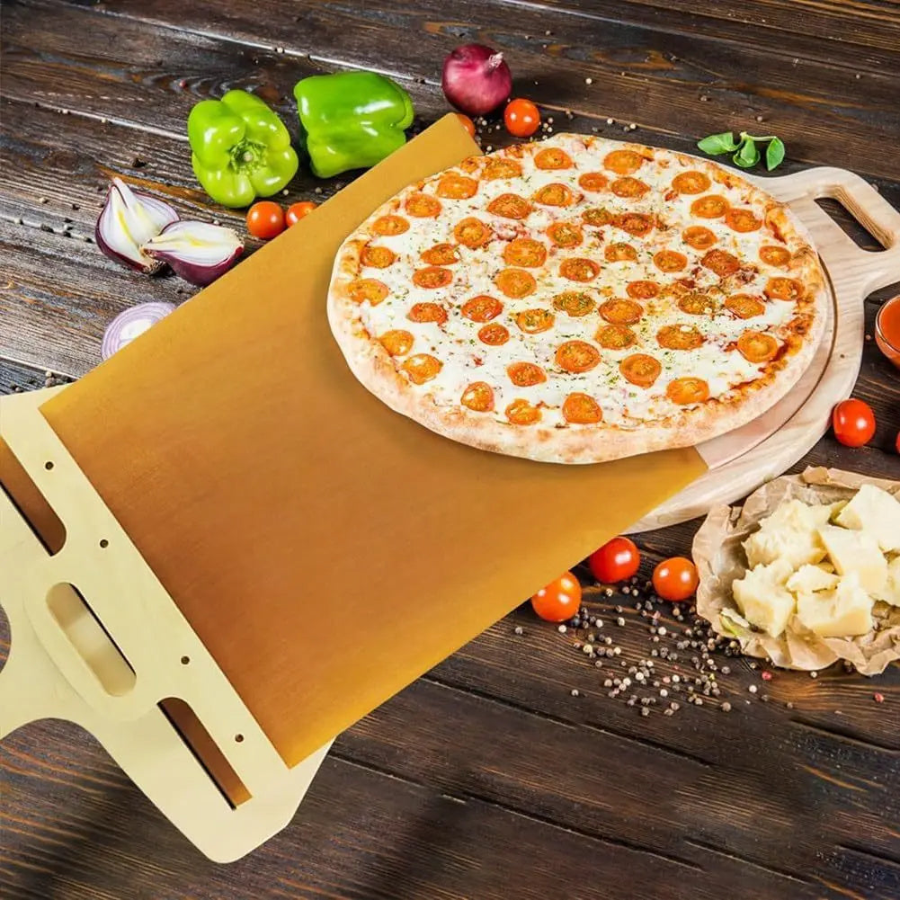 "Non-Stick Pizza Shovel & Cutting Board – Kitchen Baking Tool"