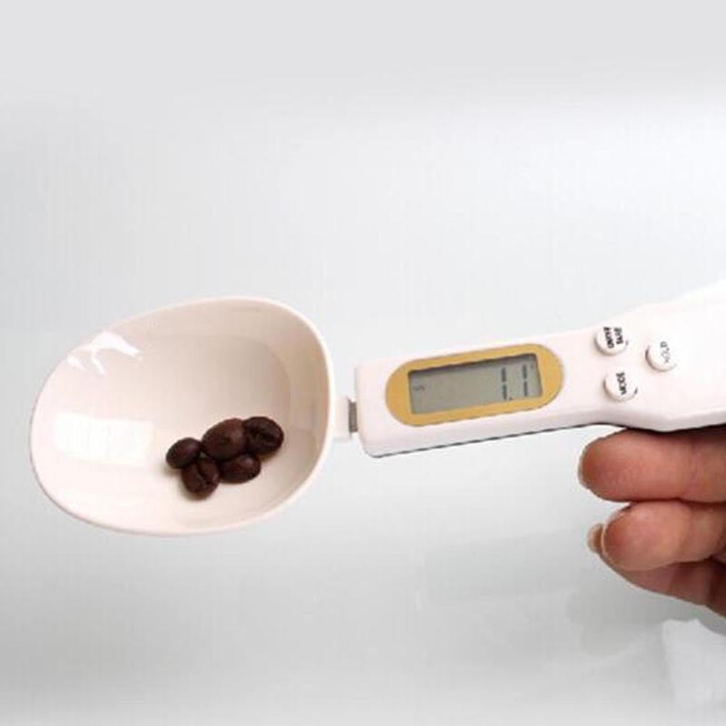 "LCD Digital Kitchen Scale – Electronic Measuring Spoon for Cooking & Baking"