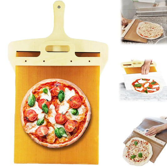 "Non-Stick Pizza Shovel & Cutting Board – Kitchen Baking Tool"